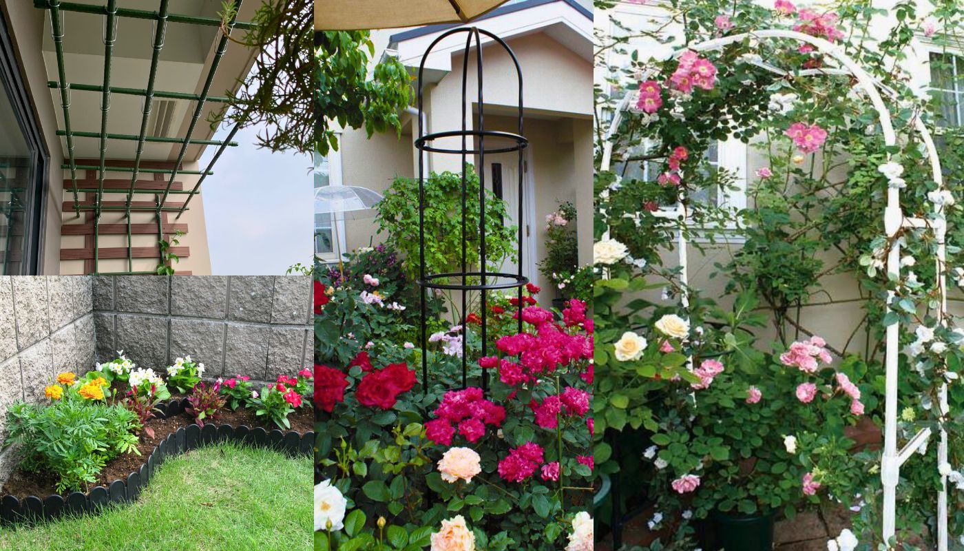 Banner trang trí sân vườn